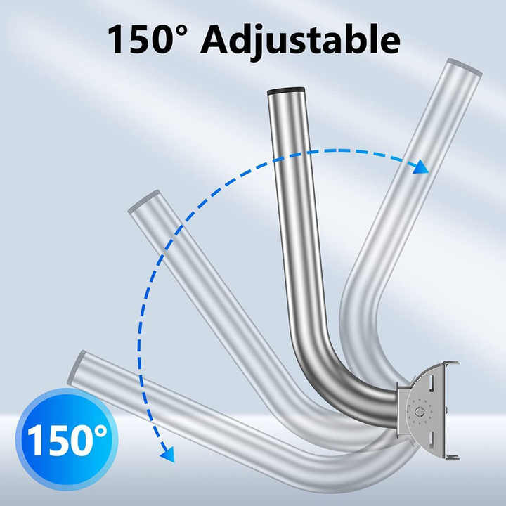 Soportes para poste de montaje de antena de TV de acero inoxidable DYMACHINE