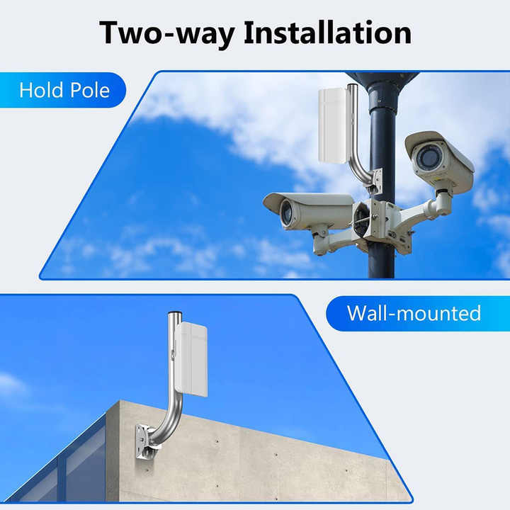 Soportes para poste de montaje de antena de TV de acero inoxidable DYMACHINE