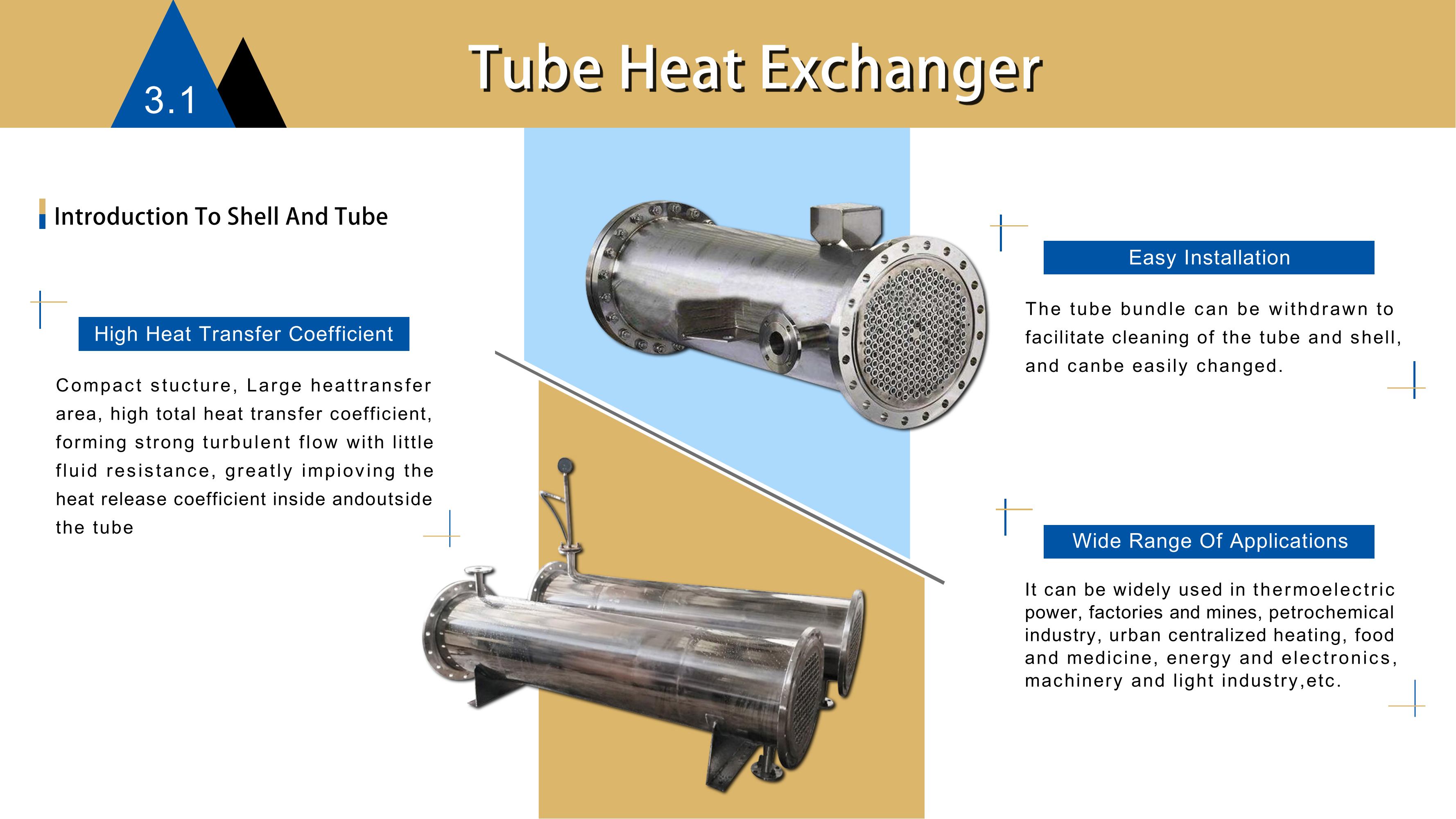 Intercambiador de calor agua-aire de acero inoxidable con condensador industrial personalizado de China