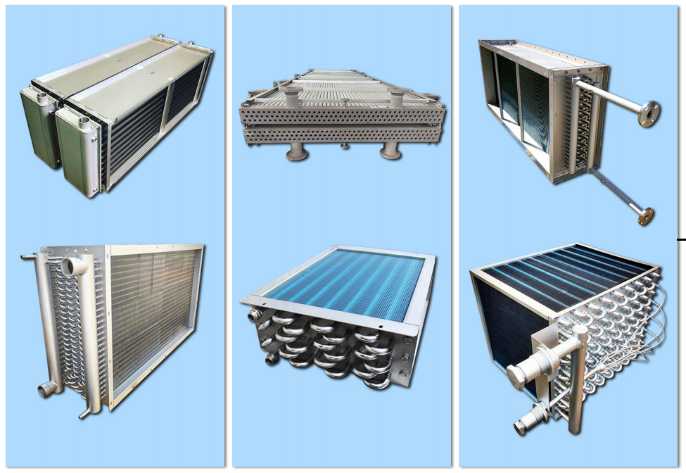 Máquina de transferencia de calor de bobina OEM ODM de condensador de tubo de acero inoxidable enfriador de aire evaporativo de fábrica industrial