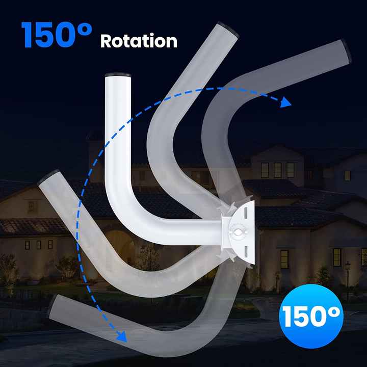 DYMACHINE Soportes de acero para montaje en pared y poste de puente inalámbrico universal para exteriores