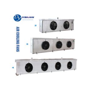 Enfriador de aire personalizado del ventilador de refrigeración por aire de ventilación de recuperación de calor para el sistema de refrigeración de aire acondicionado de una cámara fría